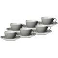 Produktbild: Ritzenhoff Breker Kaffeetassen, Grau, Keramik, 0.2 L, 16x8x16 cm, Kaffee & Tee, Tassen, Kaffeetassen-Sets