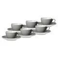 Produktbild: Ritzenhoff & Breker Kaffeetassen mit Untertassen Doppio 200 ml 6er Set