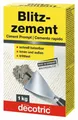 Produktbild: Decotric Blitzzement grau, 1 kg  Zement