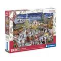 Produktbild: Clementoni The Christmas Fair Puzzle 1000 Teile Erwachsene - Puzzle Erwachsene in 70 x 50 cm - Puzzle Erwachsene anspruchsvoll von Clementoni 81505