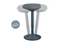 Produktbild: Leitz Stehhilfe Ergo Active, dunkelgrau, Stoffbezug, grau, Sitzhöhe 57-82 cm