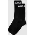 Produktbild: BOSS Socken aus Baumwoll-Mix im 2er-Pack Modell 'RS SPORT' in Black, Größe 43-46