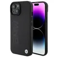 Produktbild: BMW BMHMP15SSLLBK iPhone 15 6,1′′ schwarz/schwarz Magsafe Hardcase Signature Logo Aufdruck