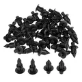 Produktbild: Mtsooning 50 Stück Kunststoffnieten 6 mm, Kunststoff-Nietclips für Motorrad, Kunststoffnieten Verkleidung Clips, Universal-Auto-Halterungs-Clips Ersatz für Honda, Yamaha, Suzuki, Kawasaki