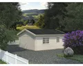 Produktbild: Einzelgarage Palmako Roger 27,7 m² mit Holztor 540 x 540 cm natur