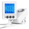 Produktbild: CSL - Energiekostenmessgerät Steckdsose – Strommessgerät digital – kabelgebundenes Display - LED beleuchtet - Stromzähler – 3 Tasten – Überlastanzeige – 3680 Watt