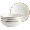 Produktbild: Mäser Schüsselset, Braun, Weiß, Keramik, 4-teilig, rund, Essen & Trinken, Geschirr, Schalen & Schüsseln, Schüsselset