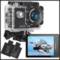 Produktbild: Action Kamera FHD 1080P 30m mit 2 Akkus und Zubehör für Sport, 140 Weitwinkel