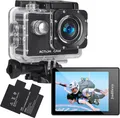 Produktbild: Action Cam FHD 1080P Unterwasserkamera Wasserdicht 30M 140° Weitwinkel mit