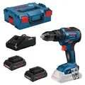 Produktbild: Bosch Schlagbohrschrauber GSB 18V-55 + 2x 4.0 Ah ProCore Akkus + Lader in L-BOXX