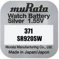 Produktbild: muRata 371 Uhrenbatterie SR920SW Blister Silberoxid 1,55V