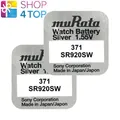 Produktbild: 2 MURATA 371 SR920SW batteries Silberoxid 1.55V Uhrenbatterie Ed 2026 sony Neu