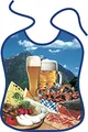 Produktbild: ITATI Erwachsenen Lätzchen Groß = Bayerische BROTZEIT = Großes Lätzchen mit Bayerischen Spezialitäten (BG-44989)