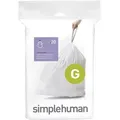 Produktbild: Simplehuman Code G passgenaue Müllbeutel 30 Liter, Packung mit 20