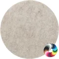 Produktbild: Rundes Platzset Filzuntersetzer in 35cm, kamelhaar (HF047) für Gläser, Essen, Tischdeko
