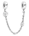 Produktbild: Pandora Bead Silber Sicherheitskette Charm Gänseblümchen