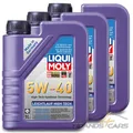 Produktbild: 3x 1 L LITER LIQUI MOLY LEICHTLAUF HIGH TECH 5W-40 MOTOR-ÖL MOTOREN-ÖL 50047831