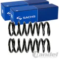 Produktbild: 2X SACHS FAHRWERKSFEDERN HINTEN PASSEND FÜR MERCEDES-BENZ S-KLASSE LINKS+RECHTS