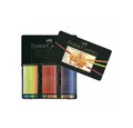 Produktbild: Faber-Castell Kreativset Polychromos Farbstift, 60er Metalletui, (60-tlg), Haften auf rauen Oberflächen wie Papier, Karton, Holz, Stein, Leder