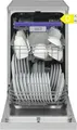 Produktbild: Amica Geschirrspüler 45cm Silber 10 Maßgedecke AquaStop 47dB
