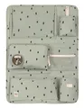 Produktbild: LÄSSIG Autoorganizer Autorücksitzorganizer Rücksitztasche für Auto zum Hängen zusammenklappbar/Car Wrap-to-Go Happy Prints Oliv
