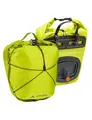 Produktbild: VAUDE Fahrrad Vorderradtasche Aqua Front Light, 2er Set, Ultraleicht, wasserdicht, Made in Germany, Bright Green, Einheitsgröße