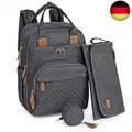 Produktbild: Wickeltasche Rucksack - Dikaslon Großer Wickelrucksack mit