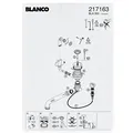 Produktbild: Ablaufgarnitur 1 3,5'' Blanco 217163 für Spüle