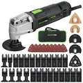 Produktbild: GALAX PRO Oszillierende Werkzeuge, 6 variable Geschwindigkeiten, 15000-22000RPM Multifunktionswerkzeug, 260W, 40-teilig, Zubehör mit Schnellspanner Multifunktionsklingen mit Tragetasche