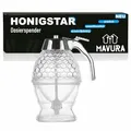 Produktbild: MAVURA HONIGSTAR Honig Spender Honigtopf Dosierer Honigbirne Sirup Dosierspender Dispenser Dosierpumpe Pumpspender Geleespender