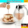 Produktbild: Honig Spender Honigtopf Dosierer Honigbirne Sirup Dosierspender - ANGEBOT -