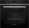 Produktbild: Siemens HB572ABS3, iQ300, Einbau-Backofen 60 x 60 cm, Air Fry, activeClean Pyrolyse Selbstreinigung, LED-Touchbedienung, 3D Heißluft, Schnellaufheizung, cookControl10 Automatikprogramme, Edelstahl