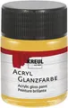 Produktbild: KREUL 79515 - Acryl Glanzfarbe, 50 ml Glas in gold, glänzend-glatte Acrylfarbe z