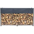 Produktbild: Quick Star Kaminholzregal Kaminholzregal 200x25x115cm mit Schutzhülle, BxTxH:200x25x115 cm 200 cm x 115 cm x 25 cm