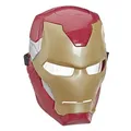 Produktbild: Marvel Avengers Iron Man Elektronische Maske mit coolen Lichteffekten, für Rollenspiele als Tony Stark und als originelle Kostümidee, Rosso