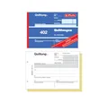 Produktbild: Herlitz Geschäftspapier Herlitz Quittungsblock 402 / A6 quer / 2x40 Blatt / selbstdurchschreib