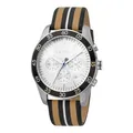 Produktbild: ESPRIT ES1G204L0015 Jordan Beige Silver Uhr Herrenuhr Leder-Armband Chrono Datum
