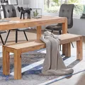 Produktbild: FineBuy Sitzbank 140 cm Massivholz Akazie Esszimerbank Bank Küchenbank Holzbank