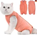 Produktbild: Avont Katzenbody nach OP Erholungsanzug Kleidung Modal Recovery Kastration Spay