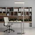 Produktbild: Arcchio Logan Stehleuchte Up/Down Silver/White - Arbeitszimmer / Büro - 61 - 28 - 196