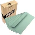 Produktbild: Japun – Briefumschläge (100 Stück) aus Papier, Kuvert, Umschlag ohne Fenster - DIN lang - 220 x 110 mm - grün