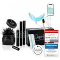 Produktbild: Hochwertiges Teeth whitening kit von UniqueSmile - Testsieger 2023-100 Tage risikofrei testen - All in One Bundle für Zahnaufhellung & weiße Zähne - Zahn Bleaching Set (Premium-Set)