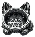Produktbild: Figuren Shop GmbH Dekoschale Schale - Black Cat Magic - Dekoschale Nemesis Now Katze Pentagramm