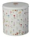 Produktbild: Ib Laursen - Vorratsdose Dose mit Deckel Blumenmuster H18xD17cm Metall 32991-00