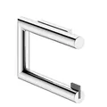 Produktbild: KEUCO Reva Toilettenpapierhalter, offene Form, Metall verchromt, Made in Germany, schwenkbar, inkl. Schrauben und Dübel, Klopapierhalter zum Bohren