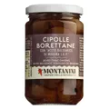 Produktbild: Montanini Borrettane Zwiebeln aus Piemont, 300g (Abtropfgewicht 180g)