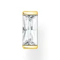 Produktbild: Thomas Sabo Einzel Ohrstecker weißer Stein vergoldetes Silber H2185-414-14