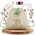 Produktbild: ® Baumwoll 10er SetNatur Turnbeutel Sportbeutel Zuziehbeutel Gymsack Sack Jut...