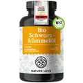 Produktbild: NATURE LOVE® Bio Schwarzkümmelöl - 240 allergenfreie, vegane Kapseln