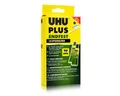 Produktbild: UHU Bastelkleber UHU Plus Endfest 90 min 2-K-Epoxidkleber 2 x 75 ml mit Mischwanne 163g